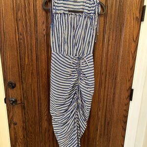 Veronica Beard linen midi dress Sz 0